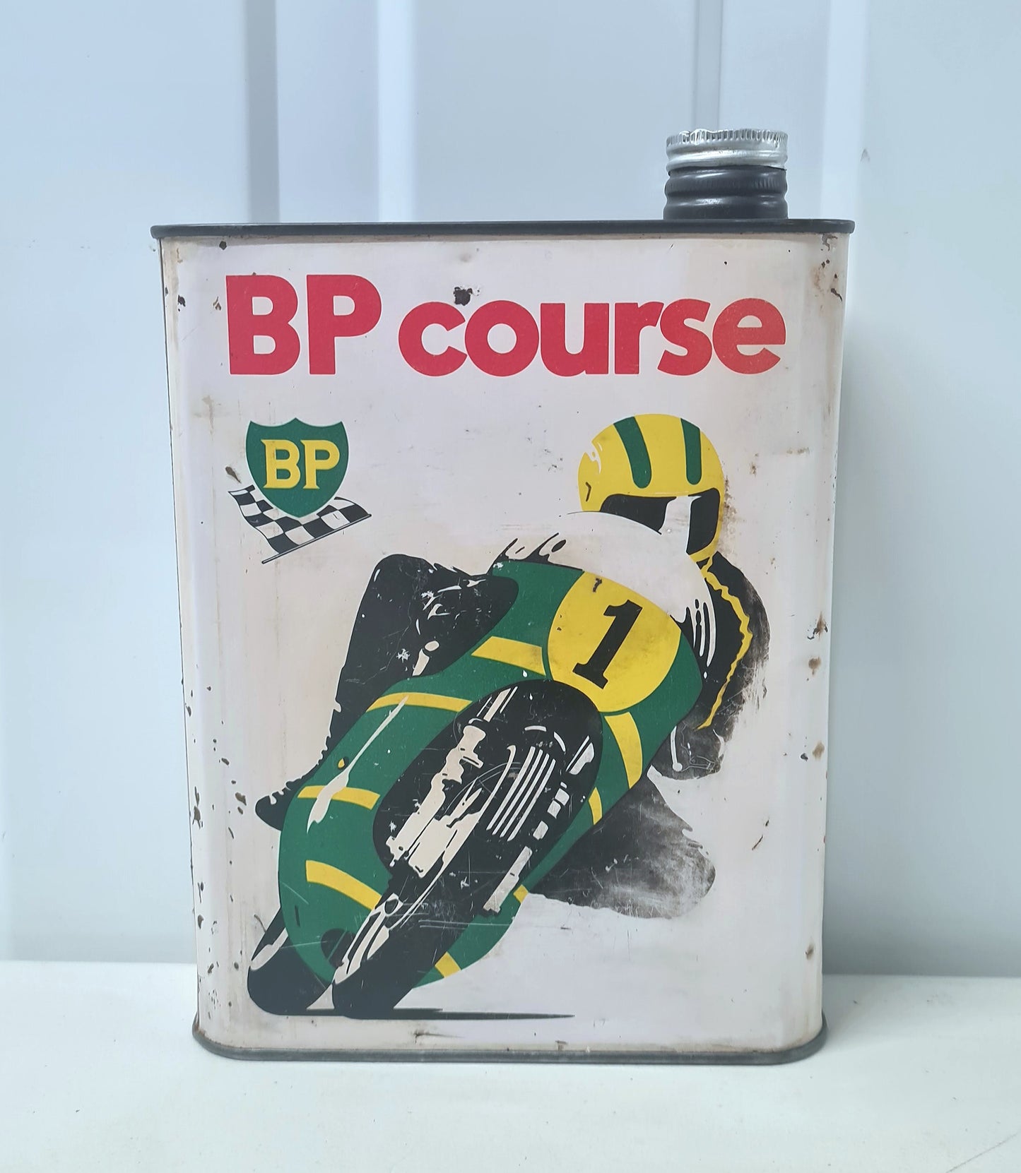 Bidon d'huile BP course