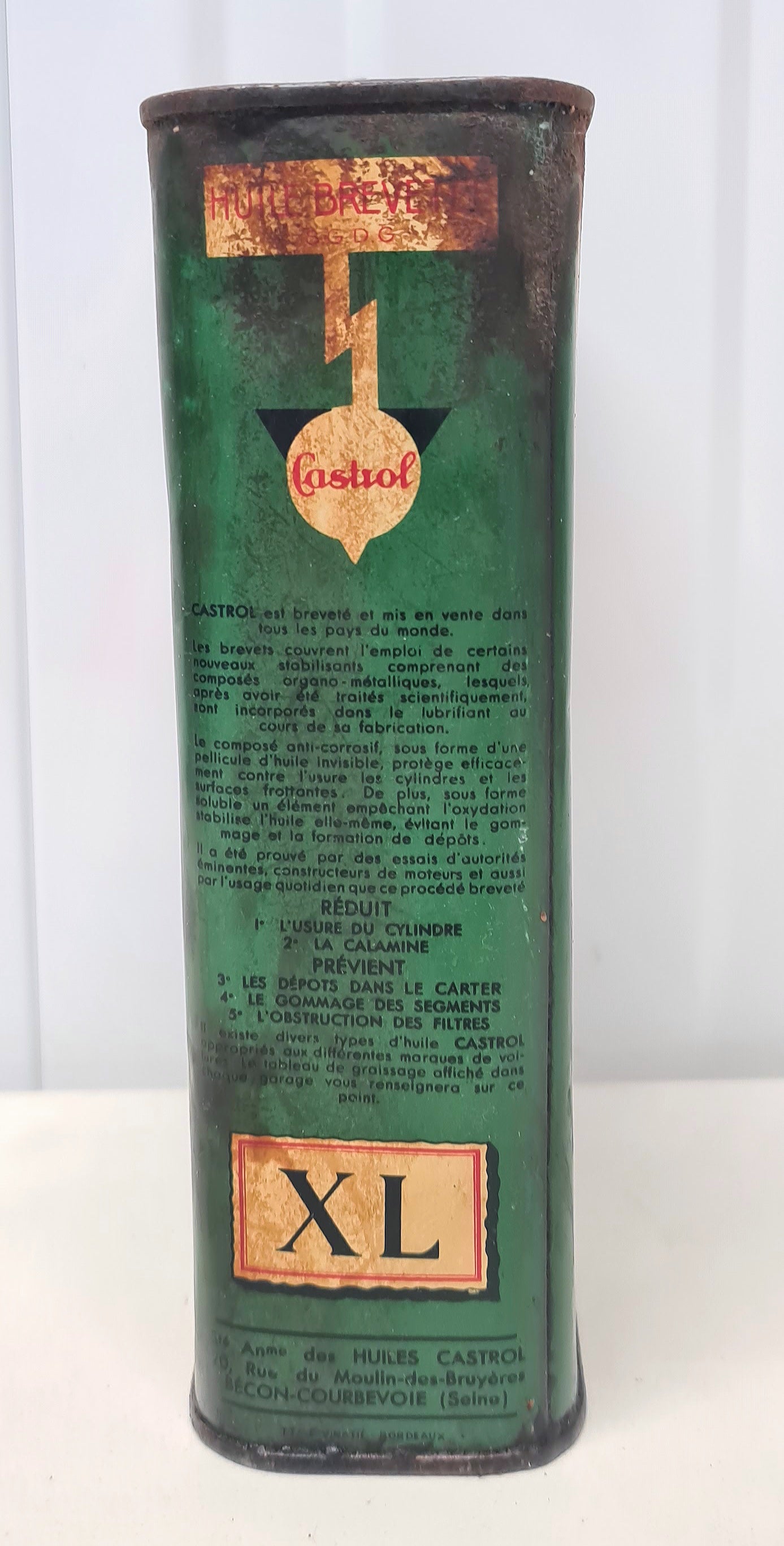 Bidon d'huile CASTROL xl