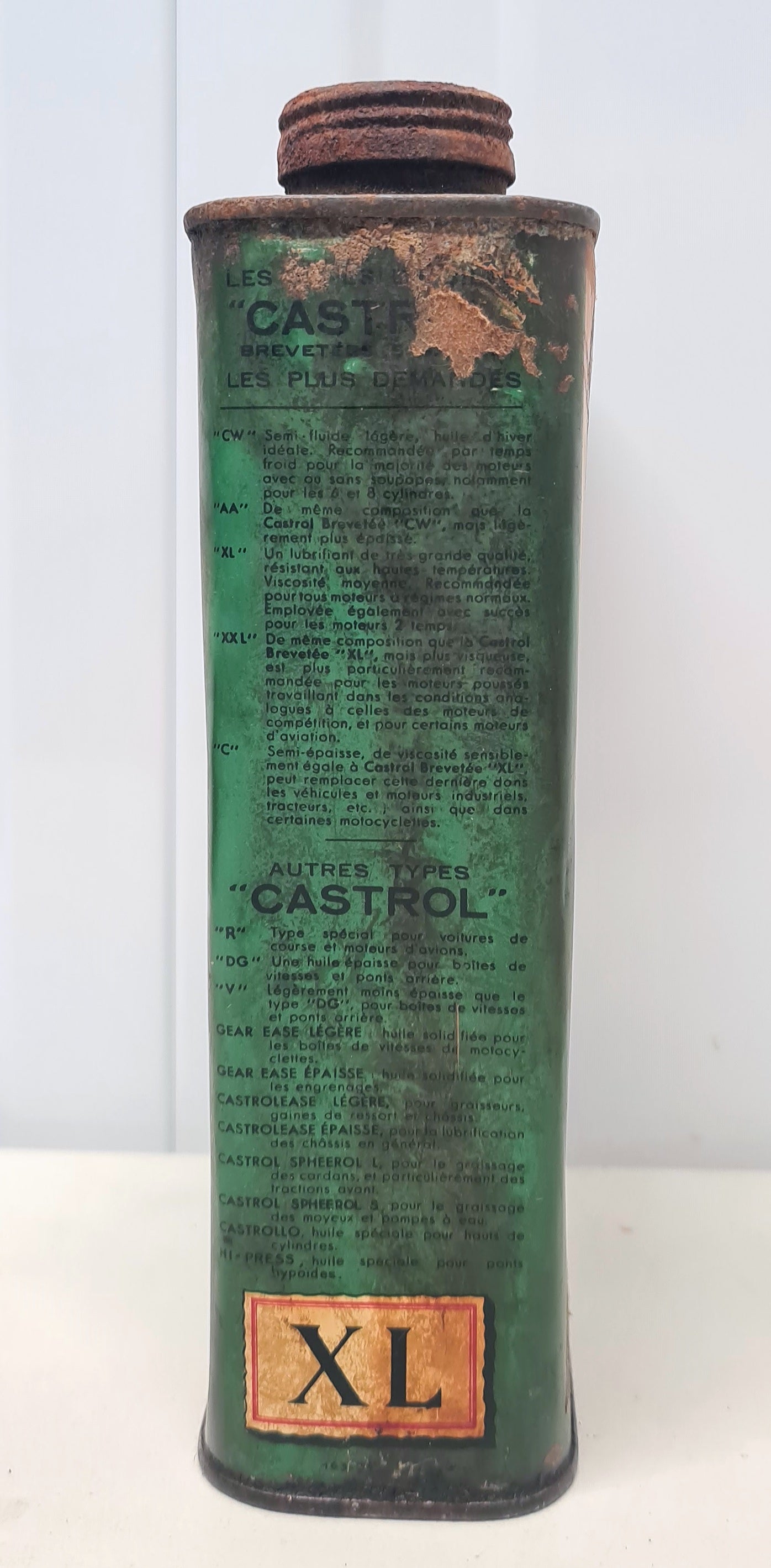 Bidon d'huile CASTROL xl