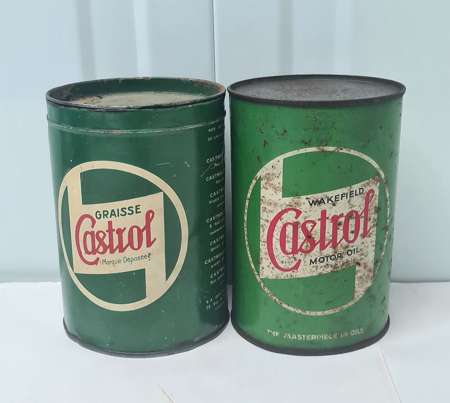 Lot 2 pots castrol