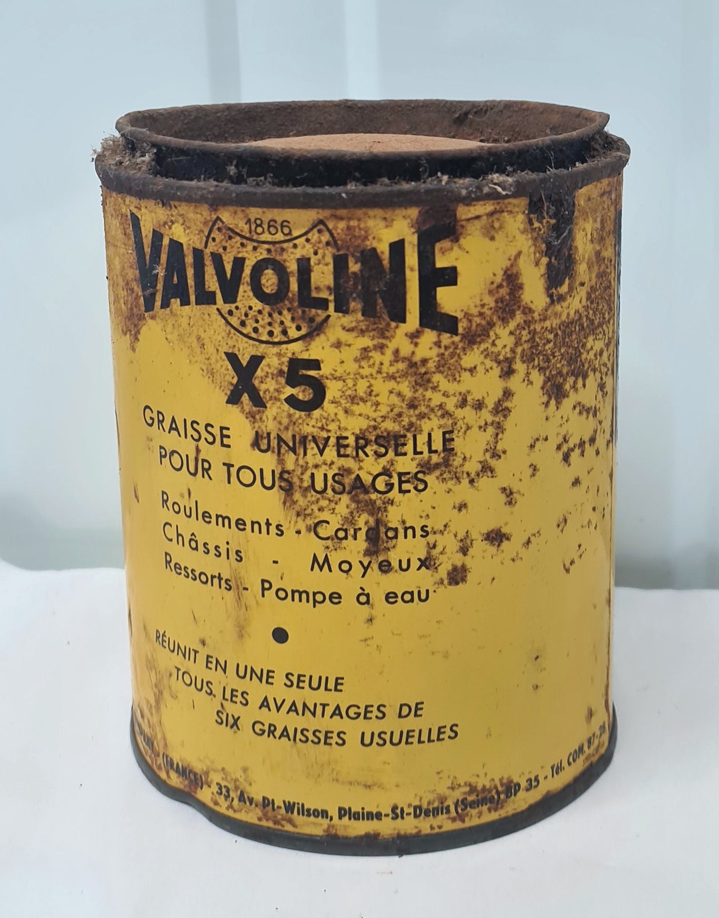Pot de graisse VALVOLINE