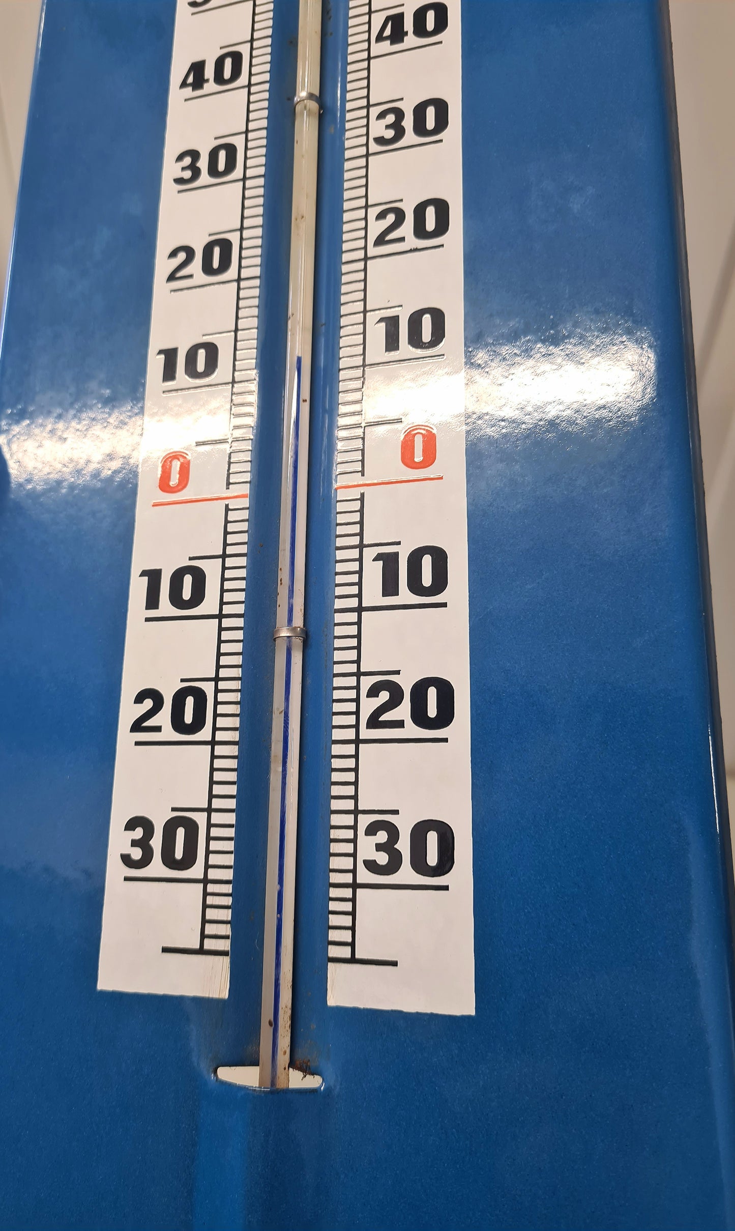 Plaque émaillée thermomètre KLEBER