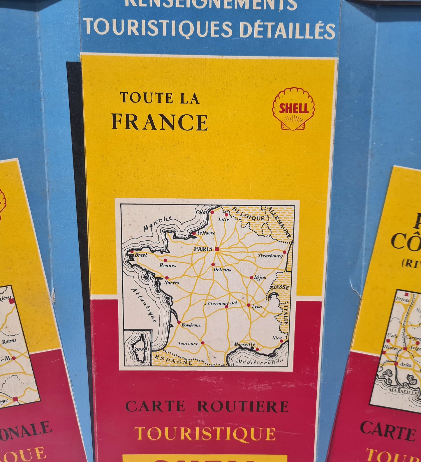 Carton publicitaire SHELL