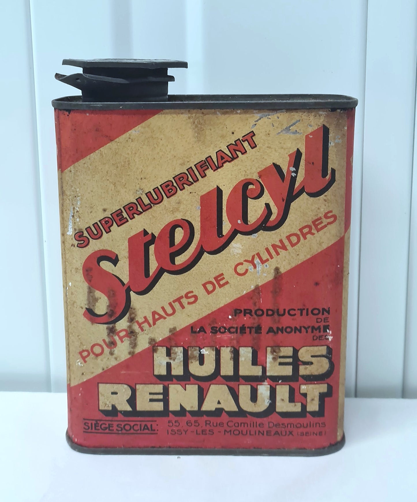 Bidon d'huile Renault STELCYL