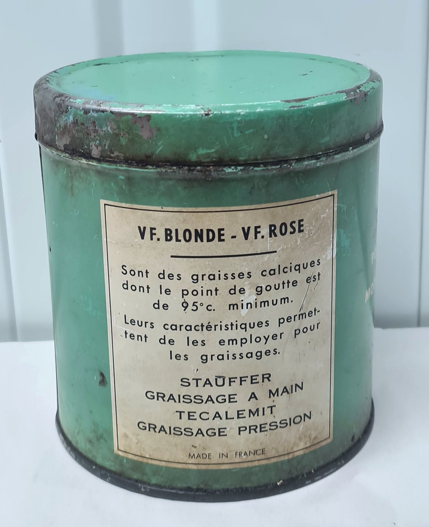 Pot de graisse VEEDOL