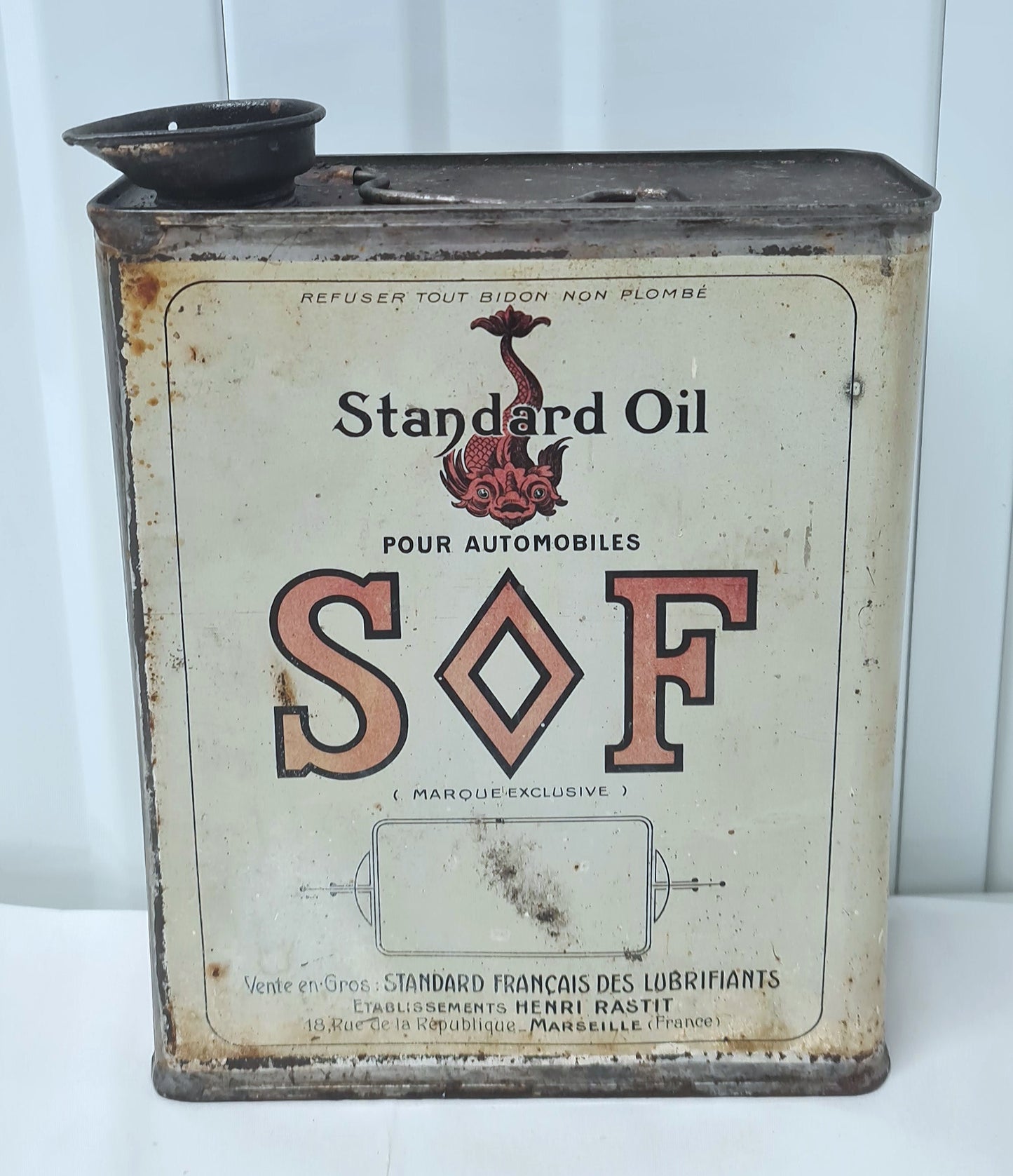 Bidon d'huile STANDARD OIL