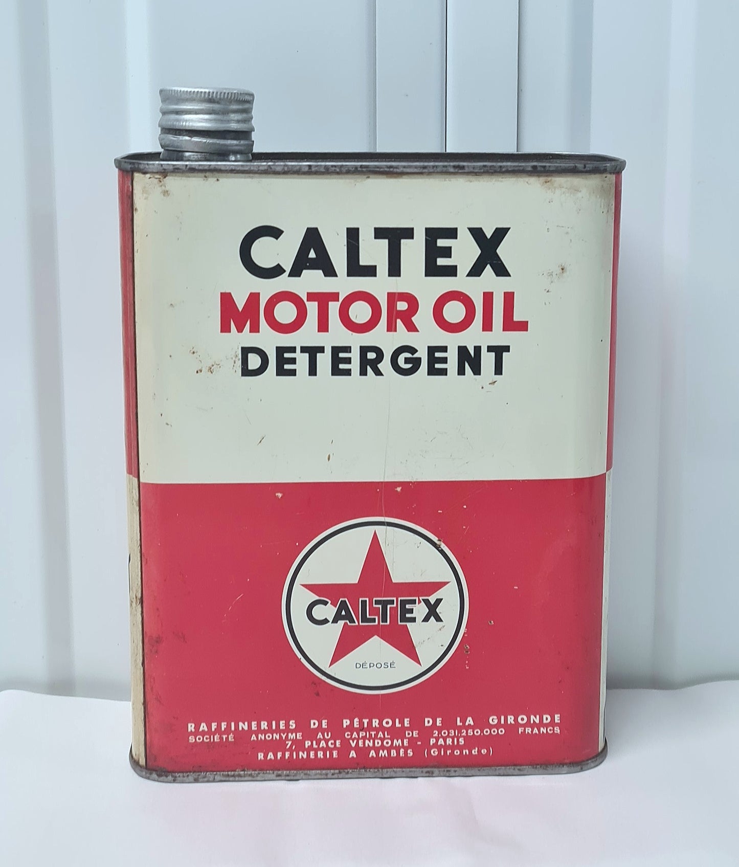 Bidon d'huile CALTEX