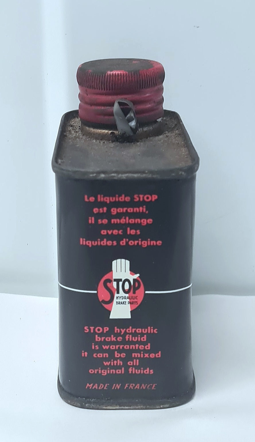 Bidon d'huile STOP