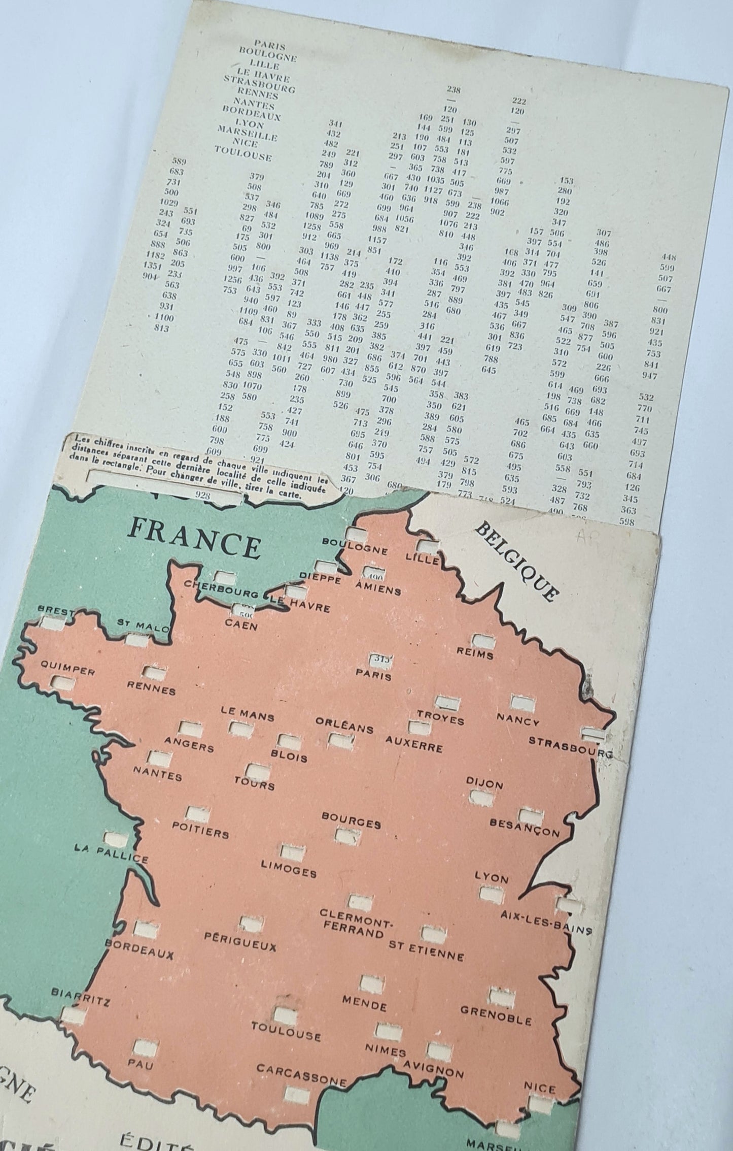 Carte de France OLEO