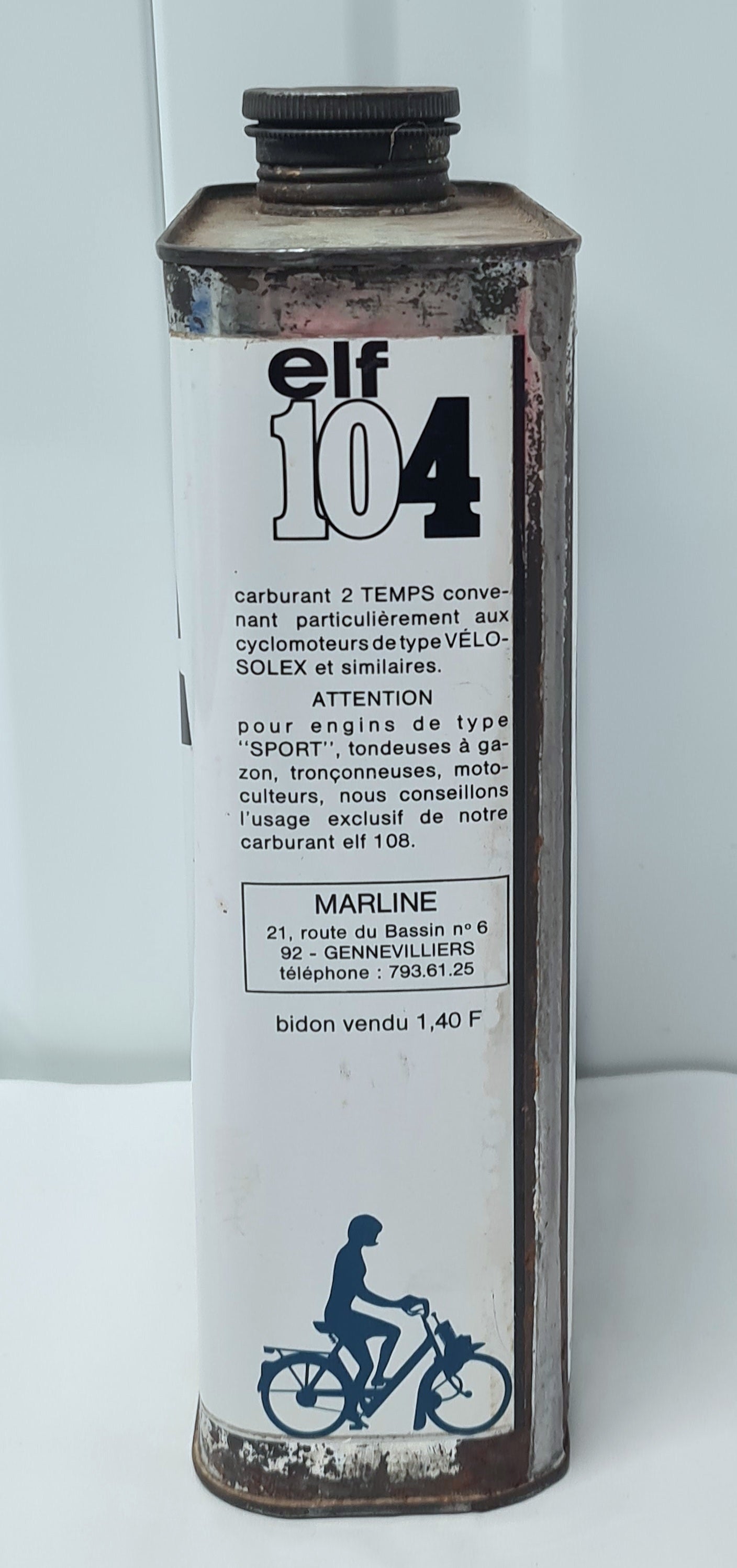 Bidon d'huile ELF 104