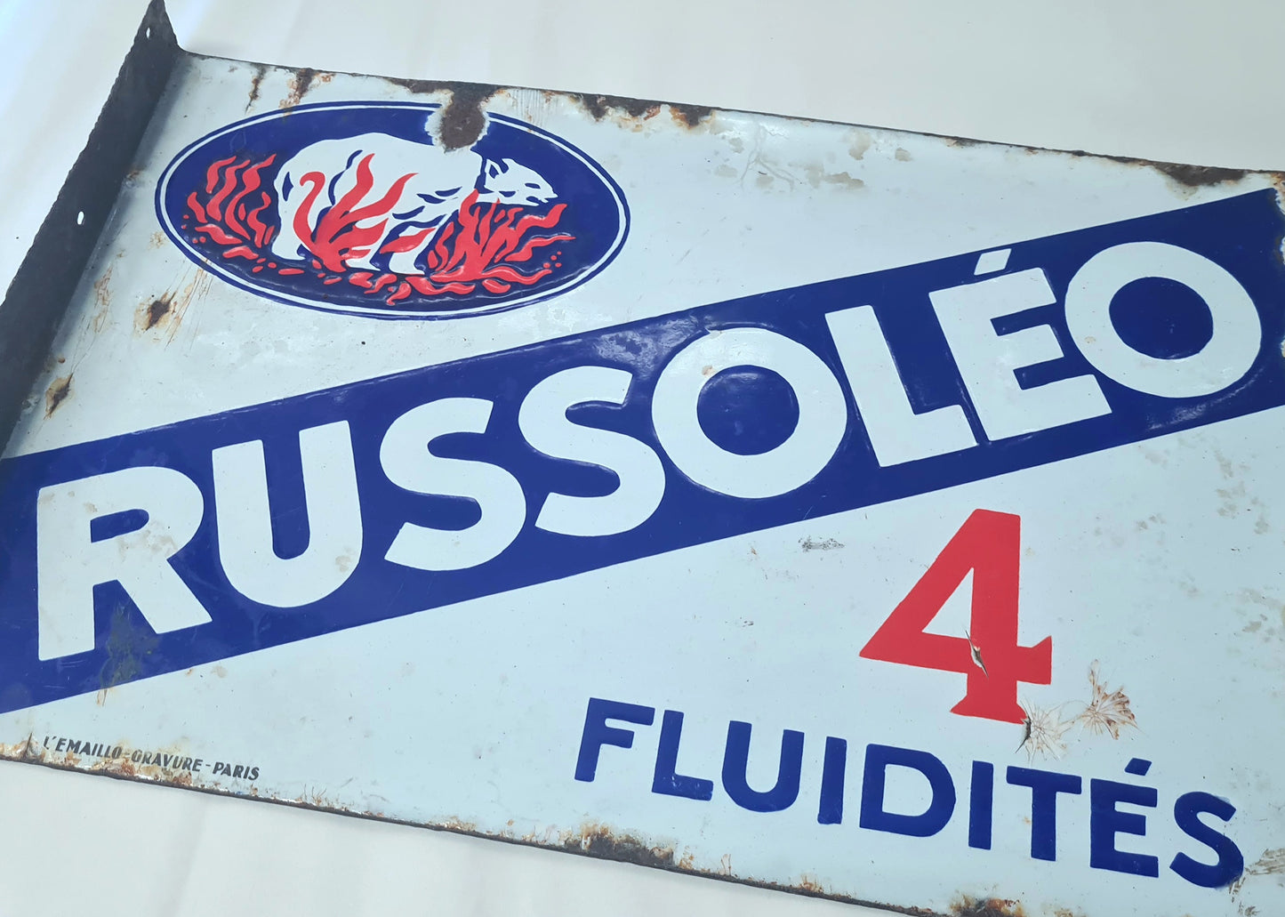 Plaque émaillée RUSSOLEO