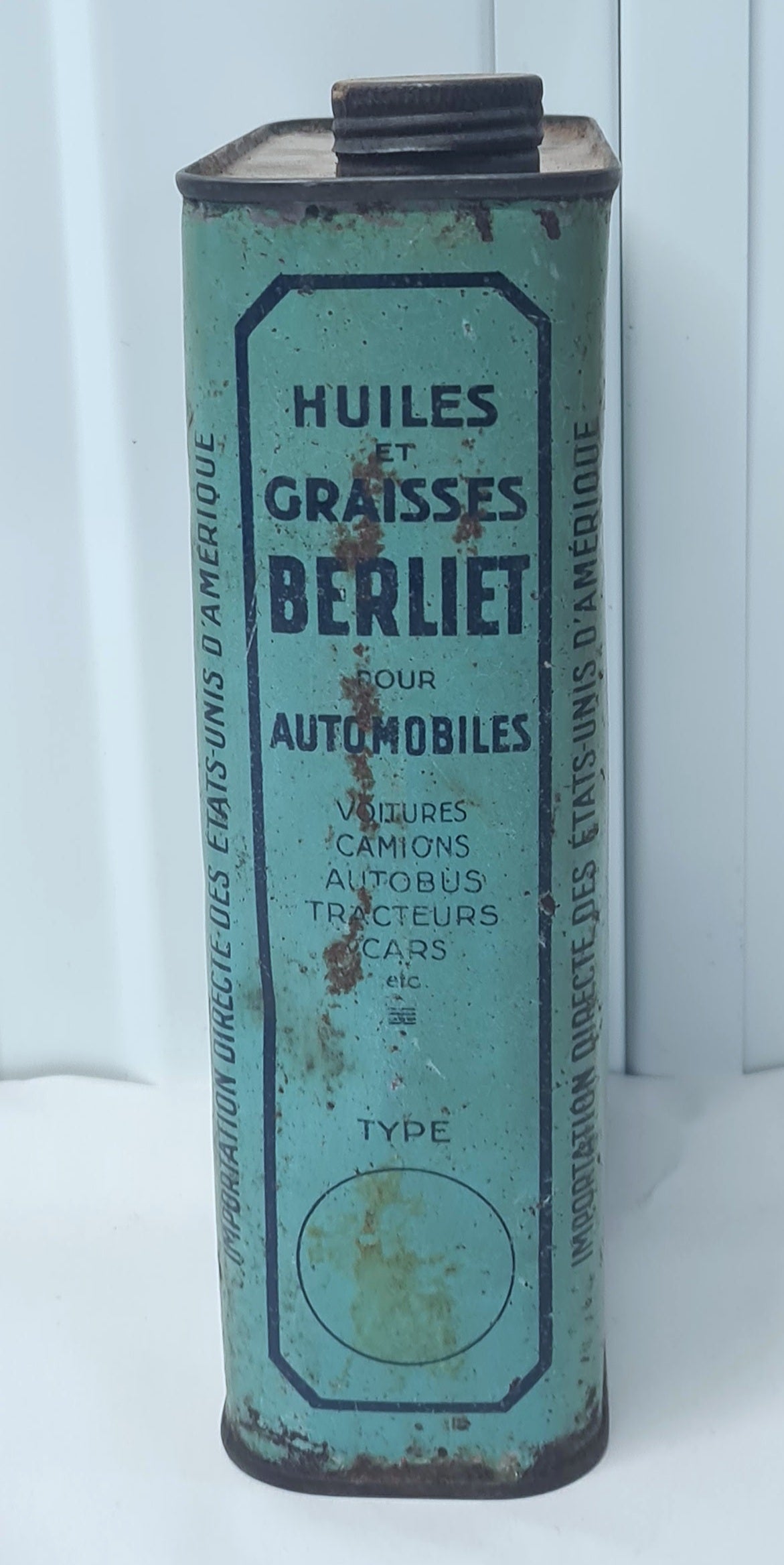 Bidon d'huile BERLIET