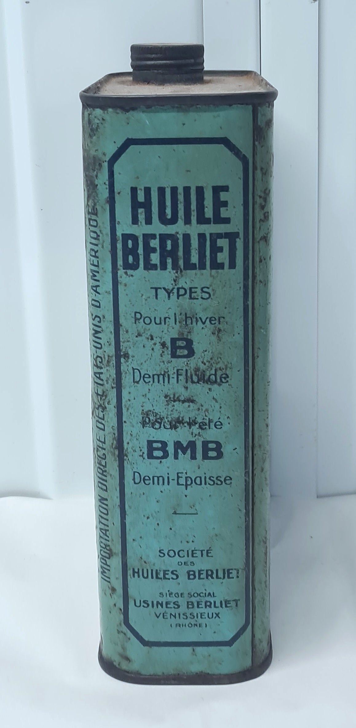 Bidon d'huile BERLIET