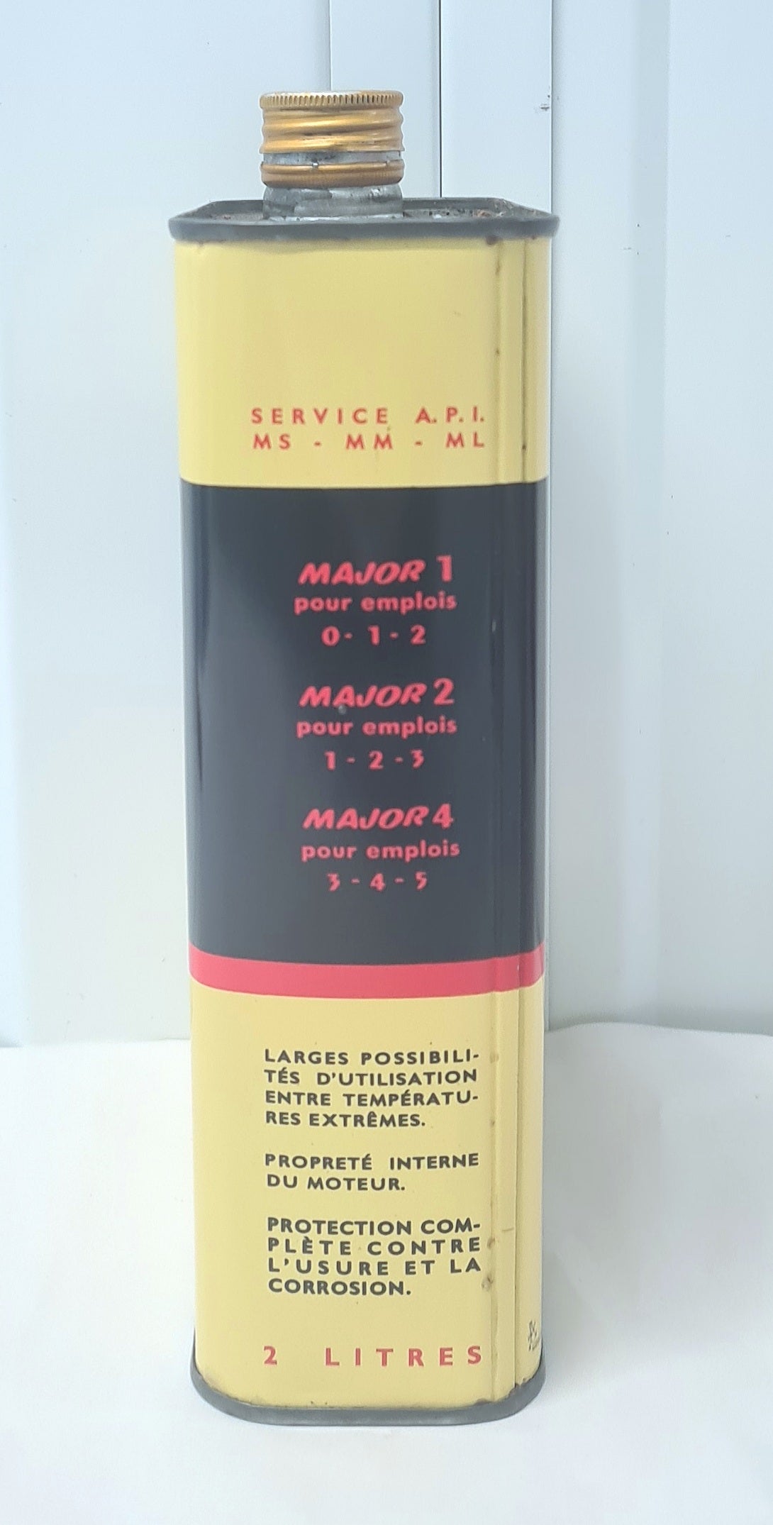 Bidon d'huile LABO Major