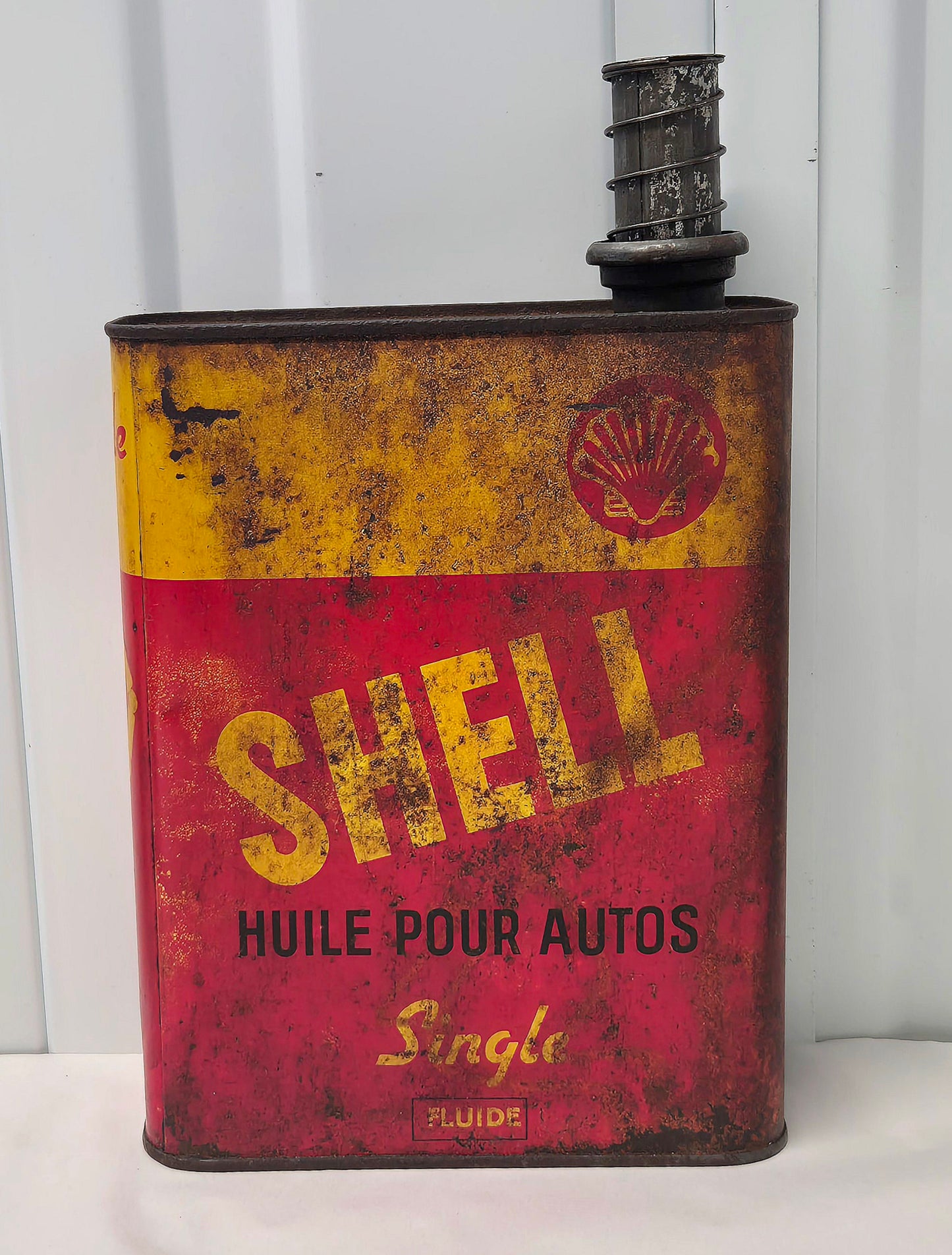 Bidon d'huile SHELL single