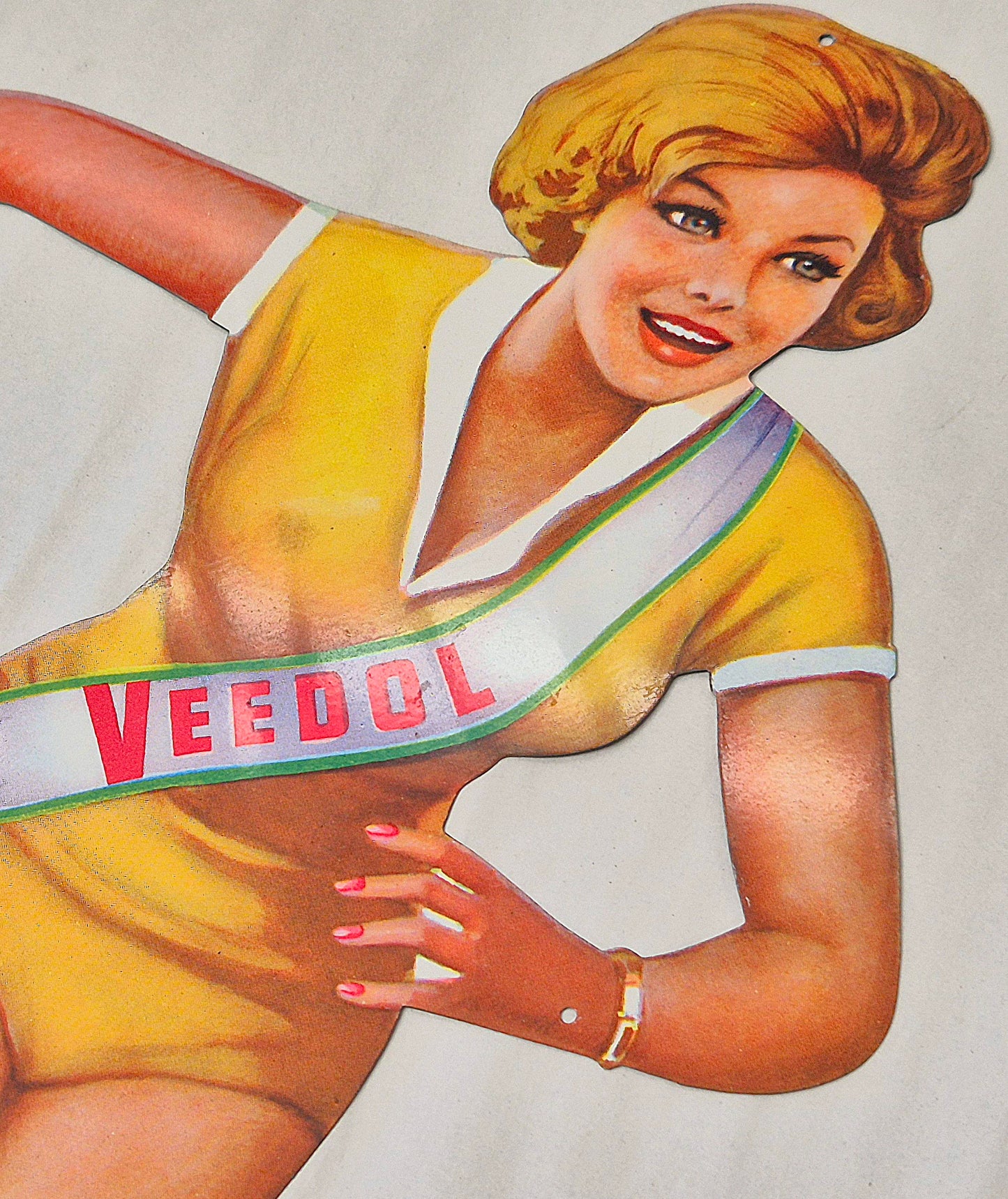 Pin up VEEDOL patineuse