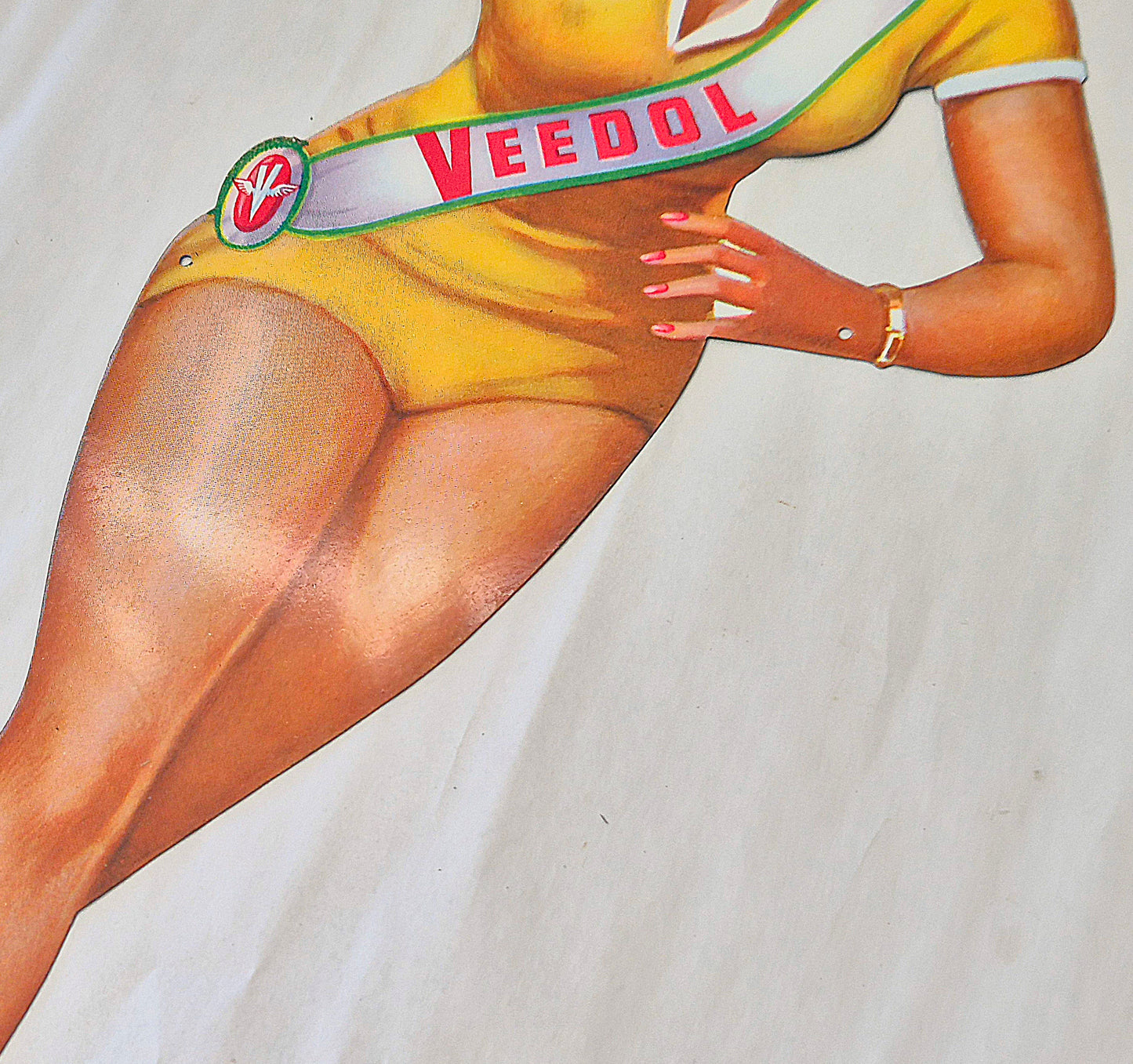 Pin up VEEDOL patineuse