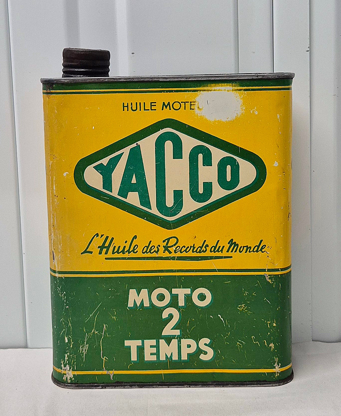 Bidon d'huile YACCO moto 2 temps