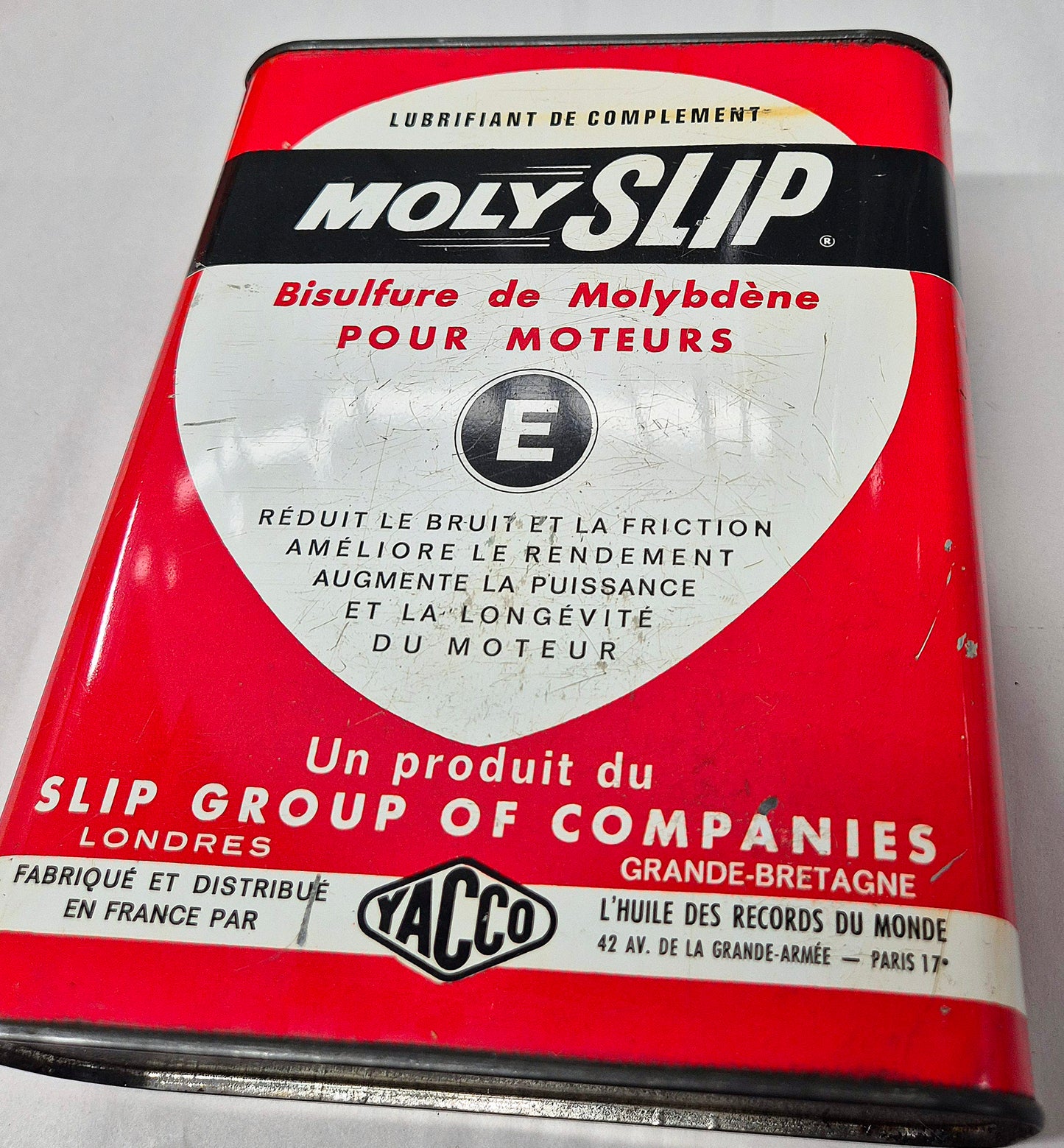 Bidon d'huile YACCO MolySlip