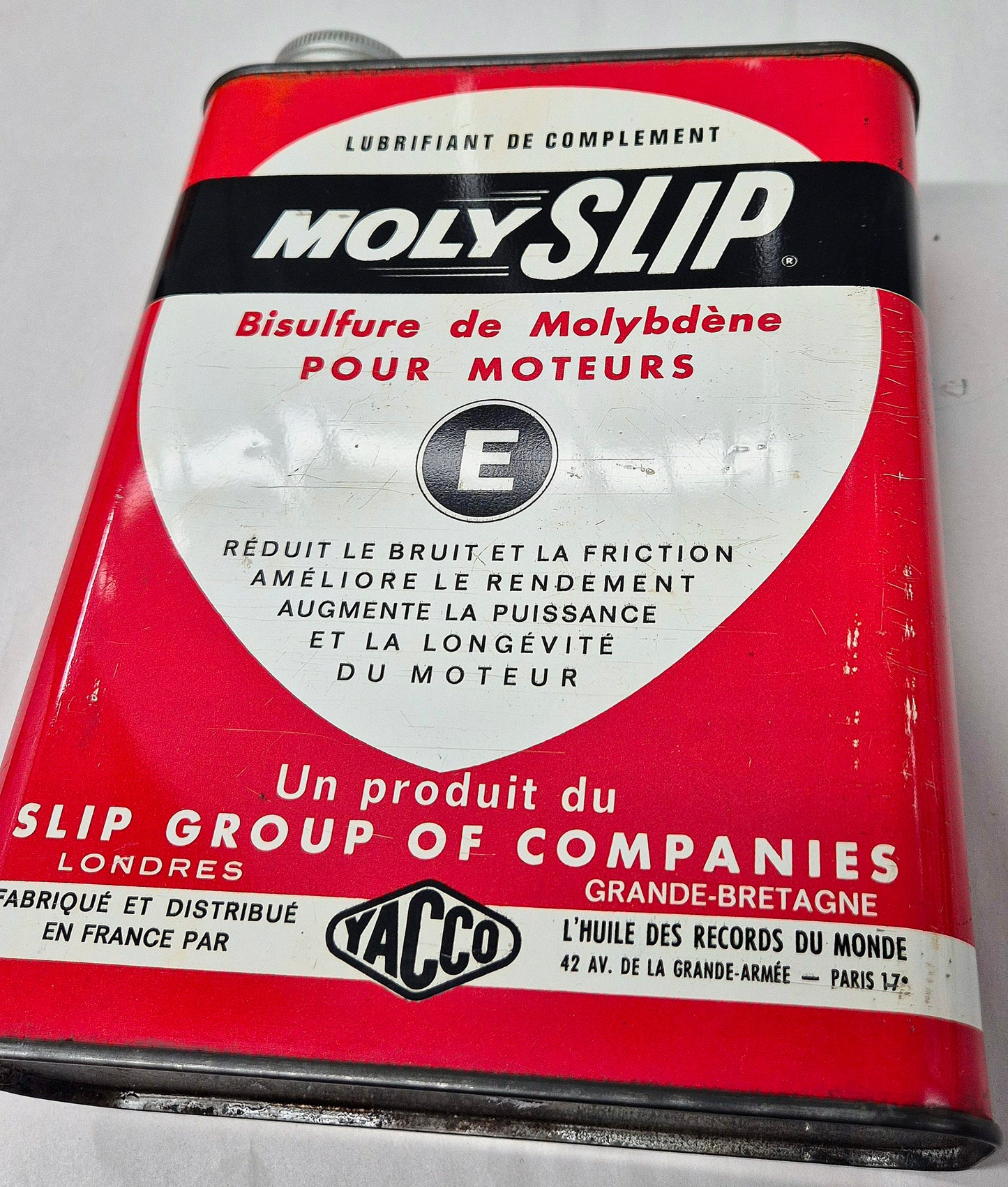 Bidon d'huile YACCO MolySlip