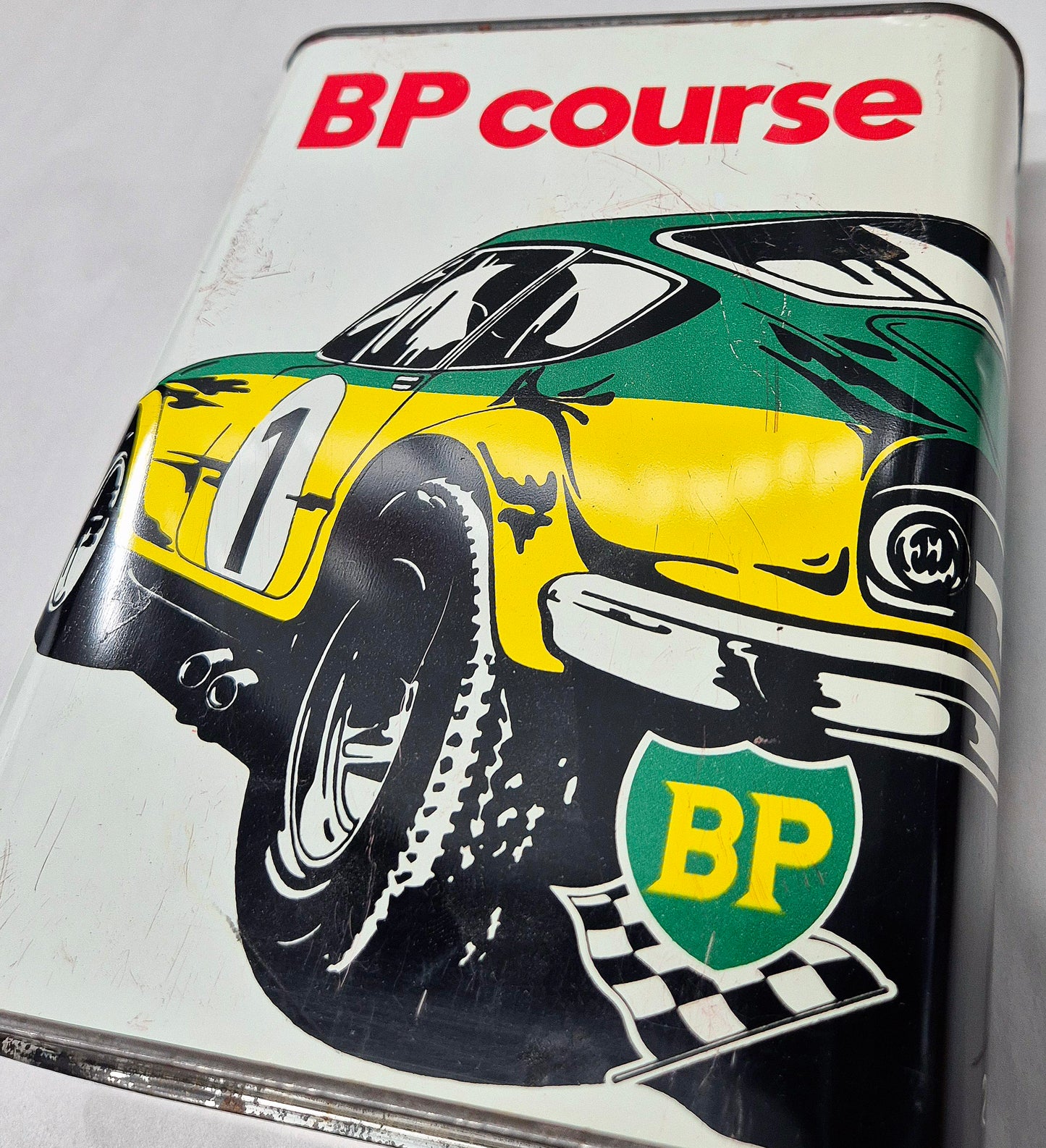 Bidon d'huile BP COURSE