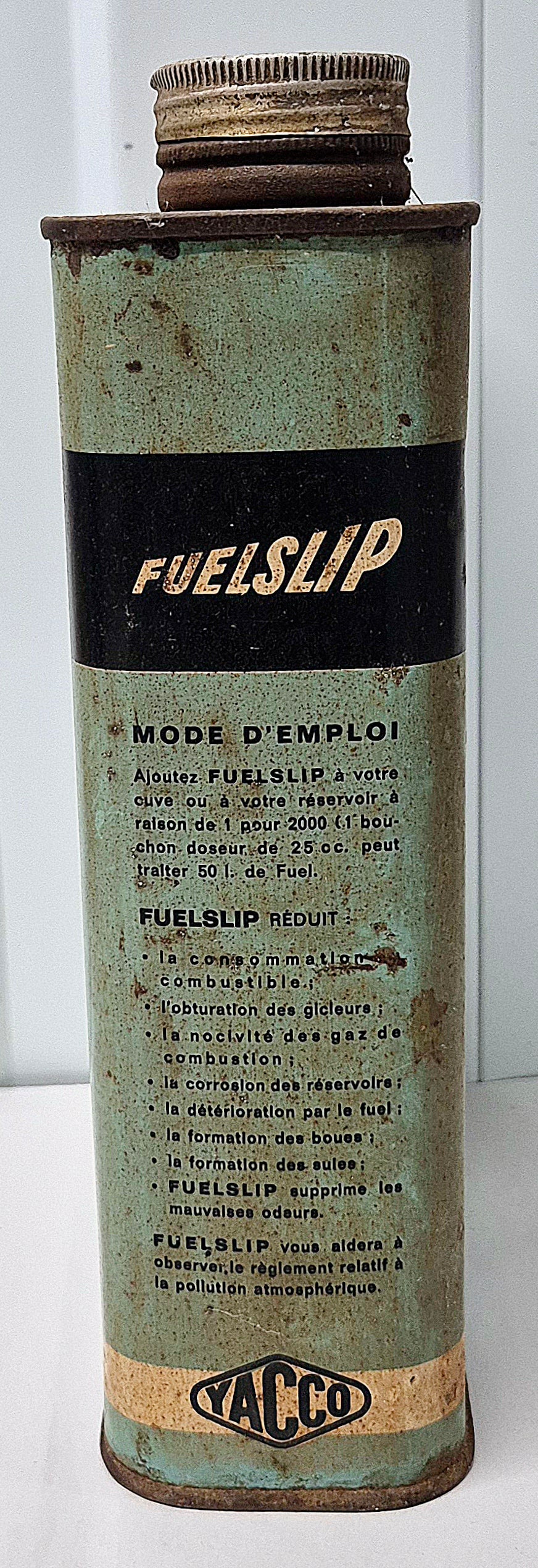 Bidon d'huile YACCO FuelSlip