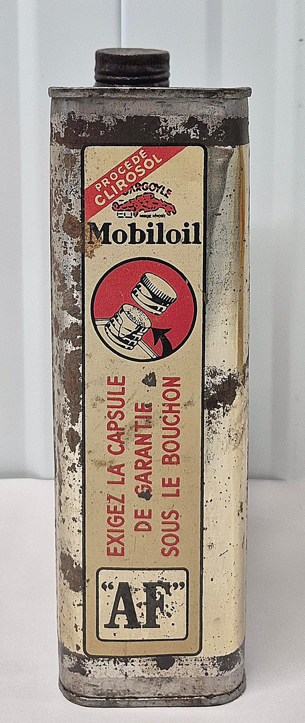 Bidon d'huile MOBILOIL AF