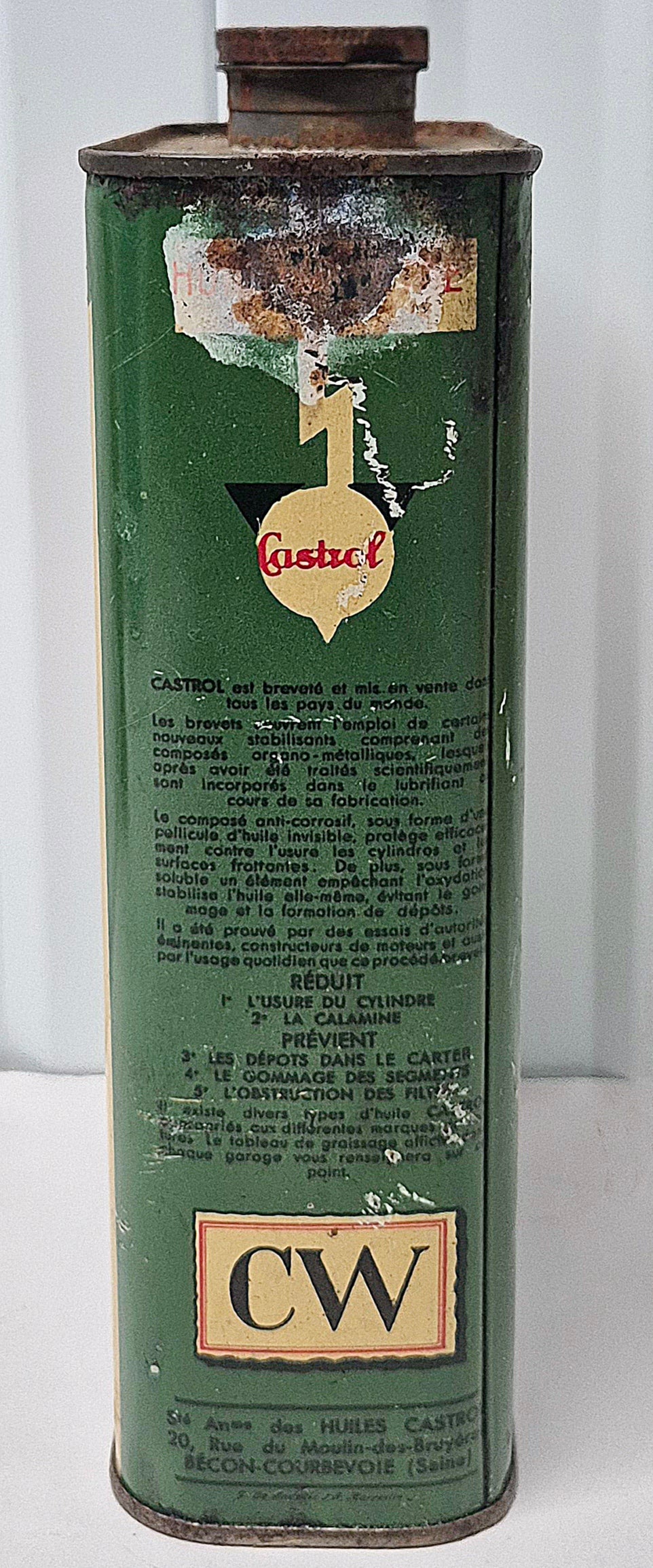 Bidon d'huile CASTROL CW