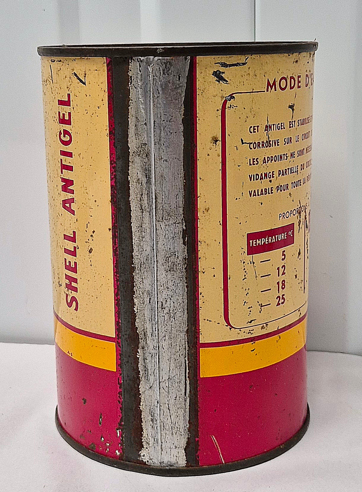 Pot antigel SHELL