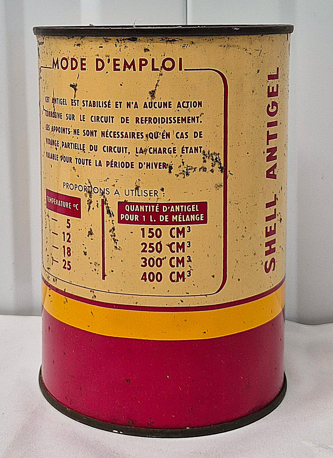 Pot antigel SHELL