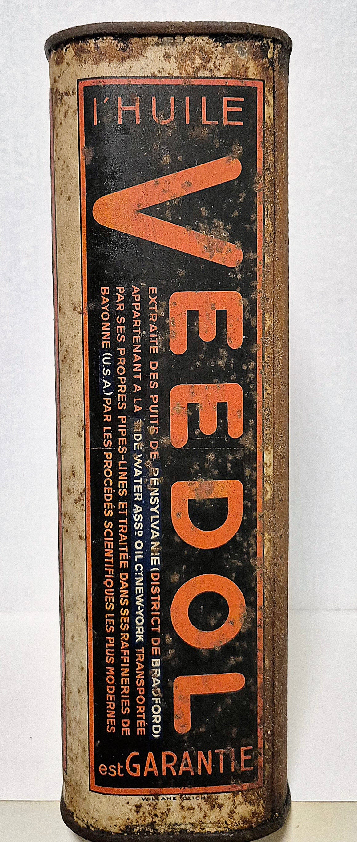 Bidon d'huile VEEDOL Aero 5