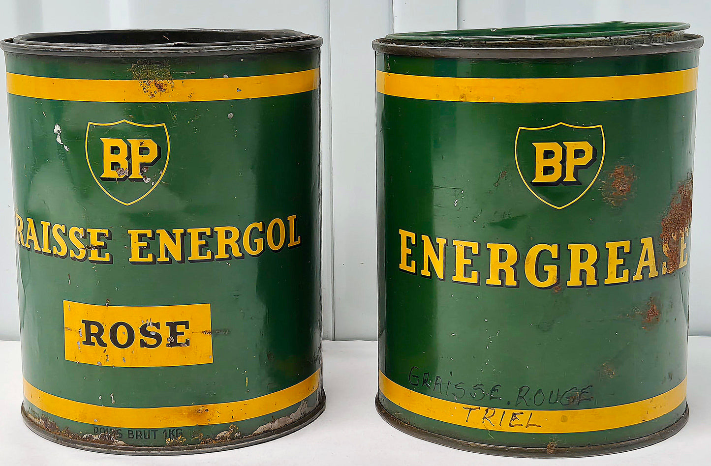 Lot 2 pots de graisse BP ENERGOL