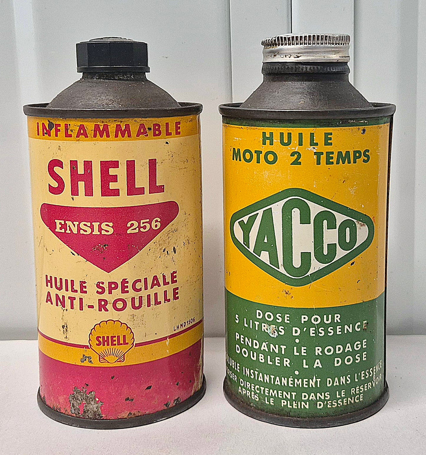 Lot 2 dosettes SHELL & YACCO