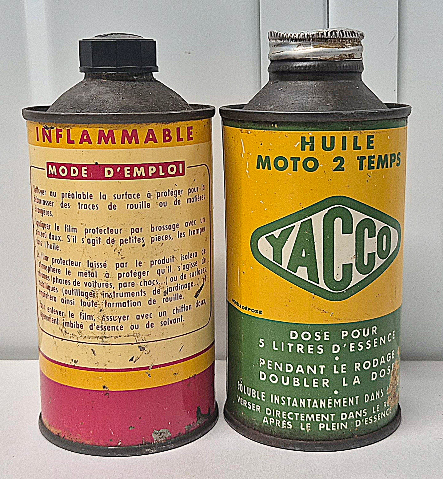 Lot 2 dosettes SHELL & YACCO