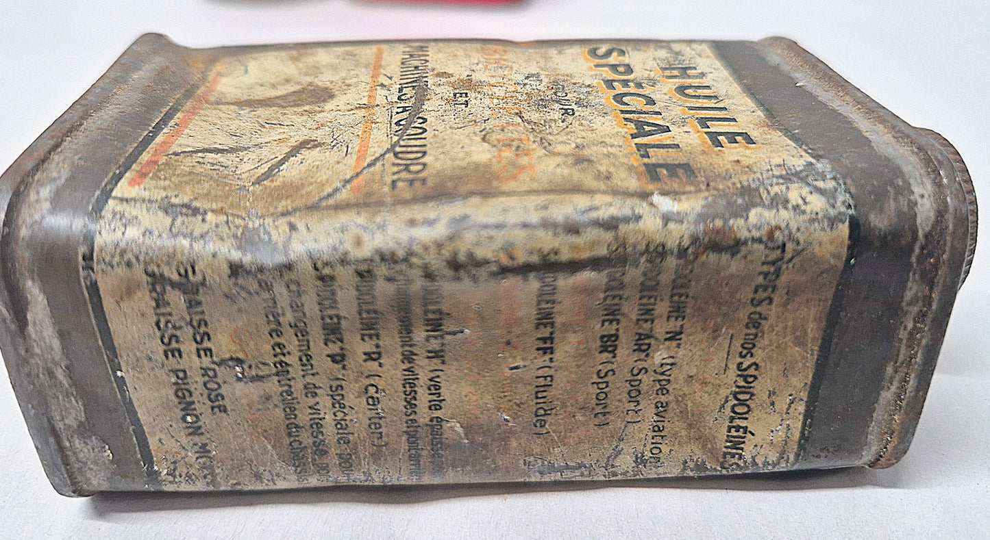 Lot 3 burettes SPIDOLEINE, ANTAR, HUILE