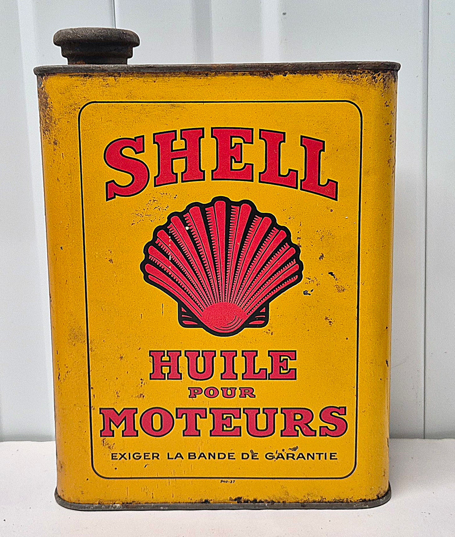 Bidon d'huile SHELL
