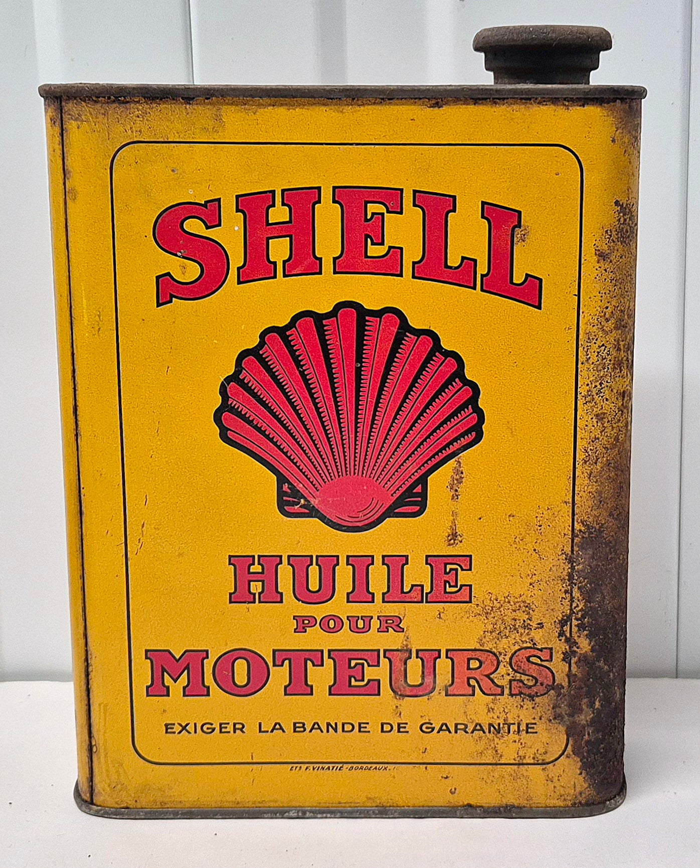 Bidon d'huile SHELL