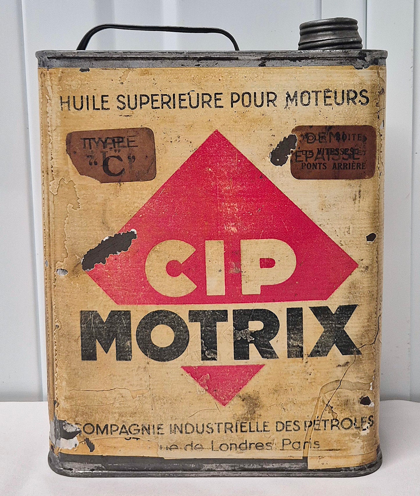 Bidon d'huile CIP
