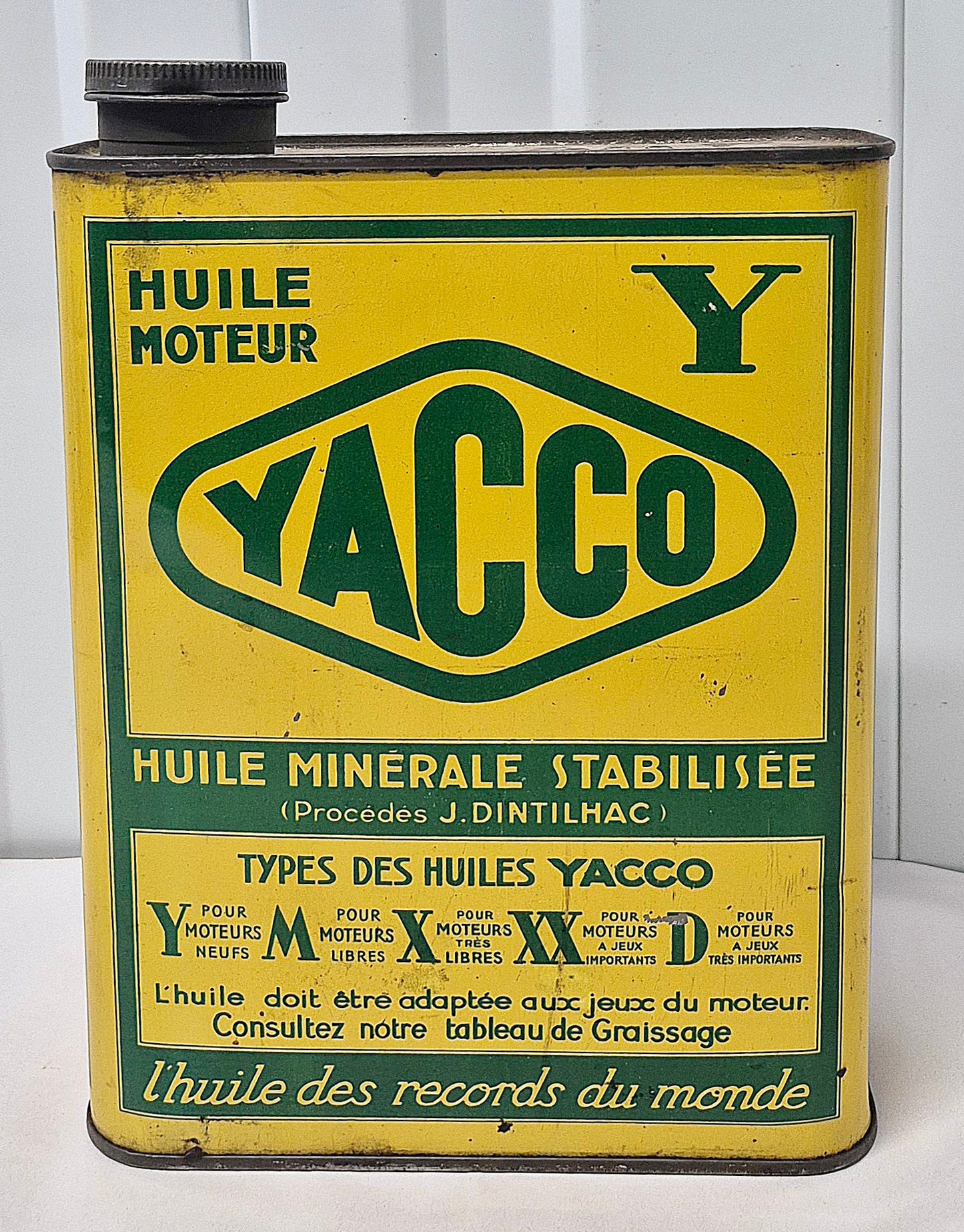 Bidon d'huile YACCO