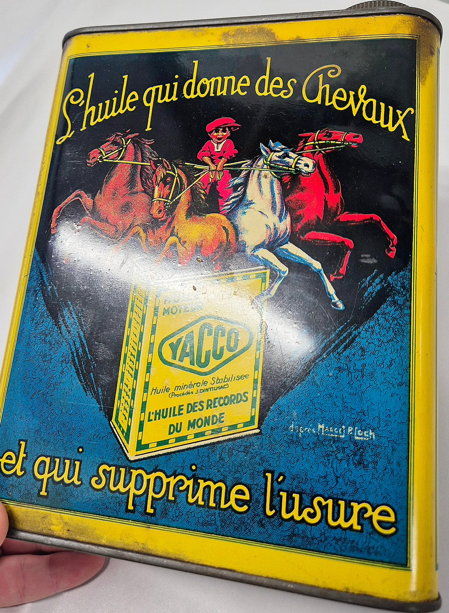 Bidon d'huile YACCO