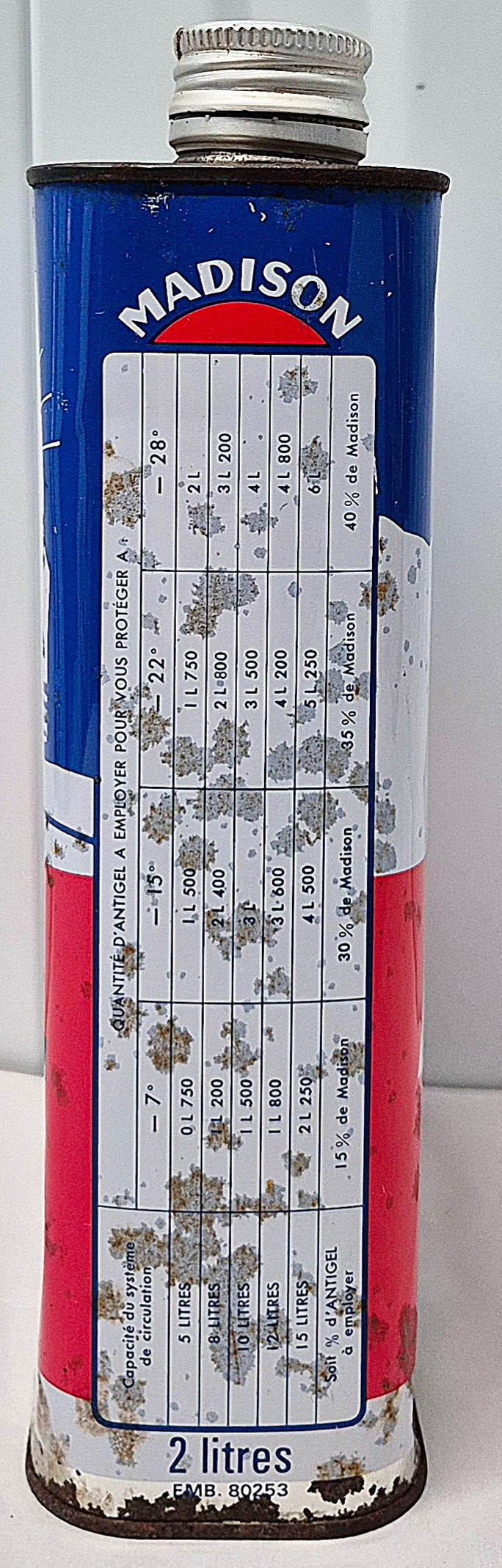 Bidon antigel MADISON