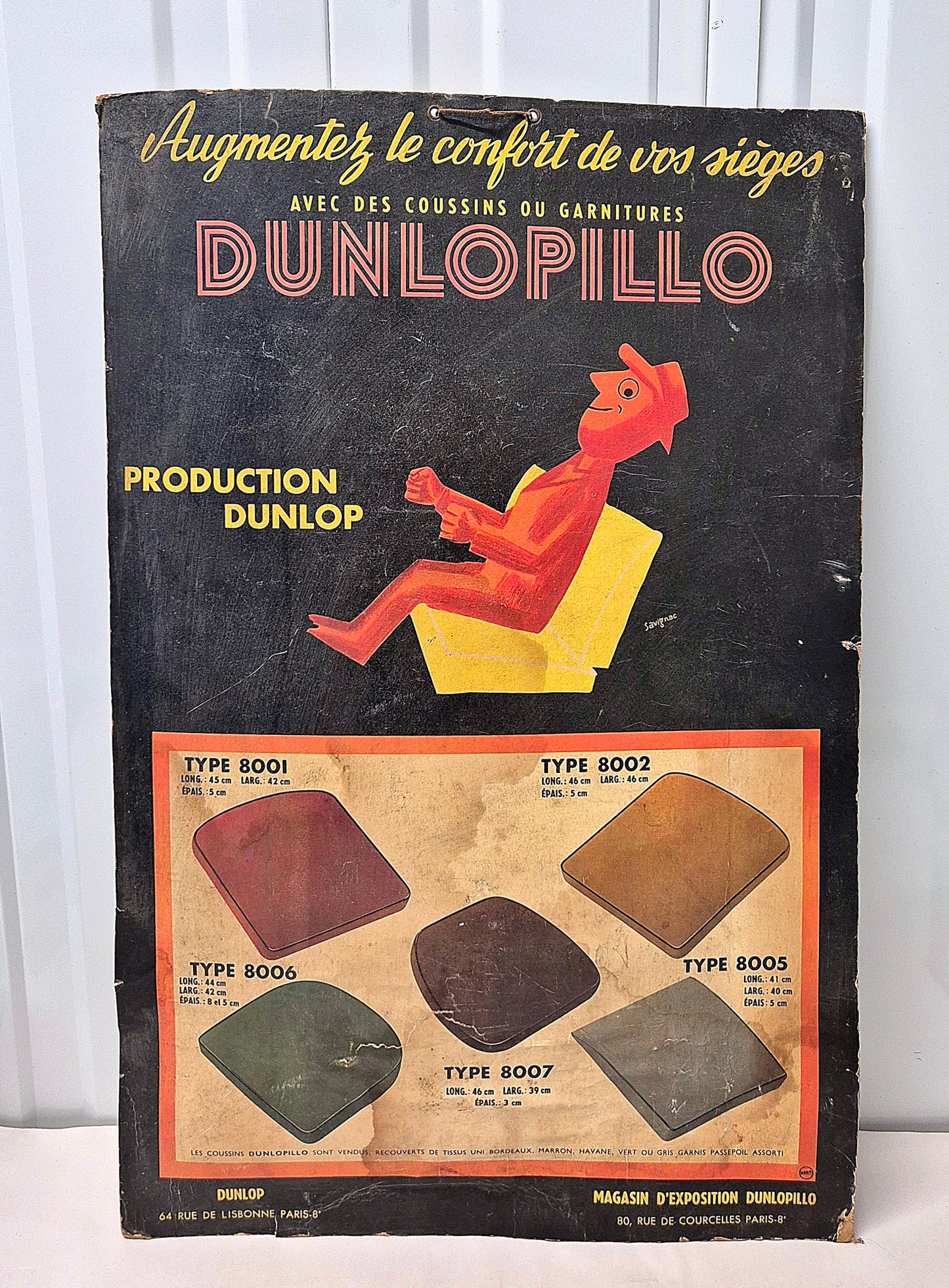 Carton Dunlop DUNLOPILLO