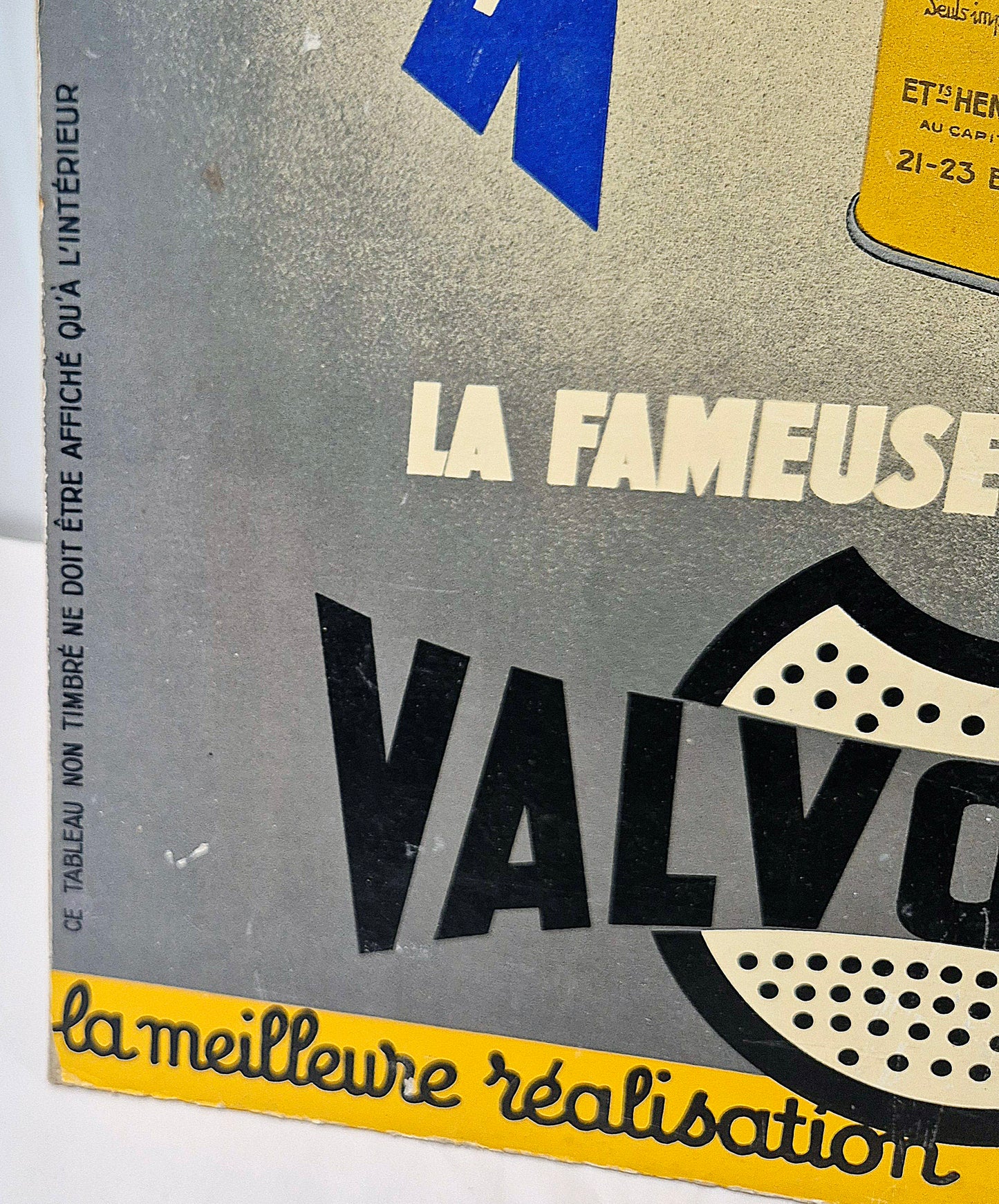 Carton VALVOLINE