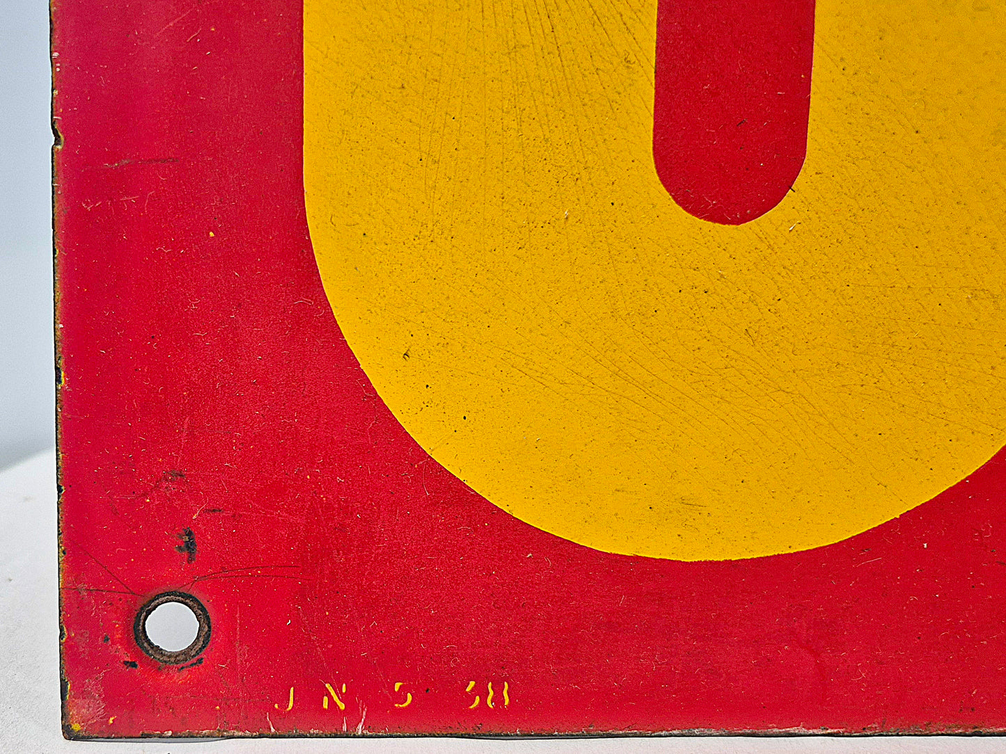 Plaque émaillée SHELL