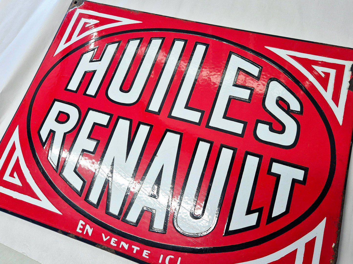 Plaque émaillée RENAULT