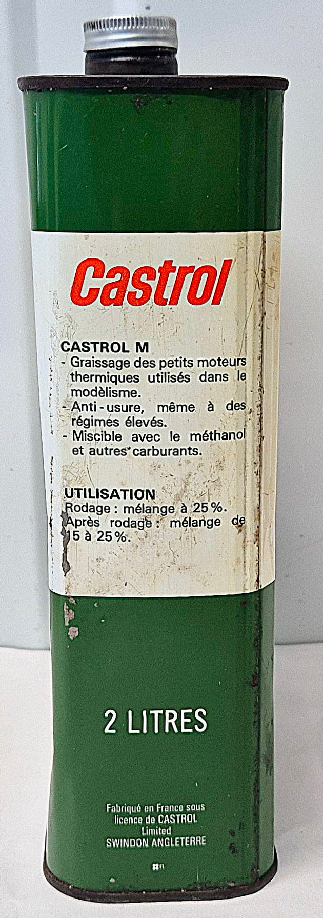 Bidon d'huile CASTROL "Modélisme"