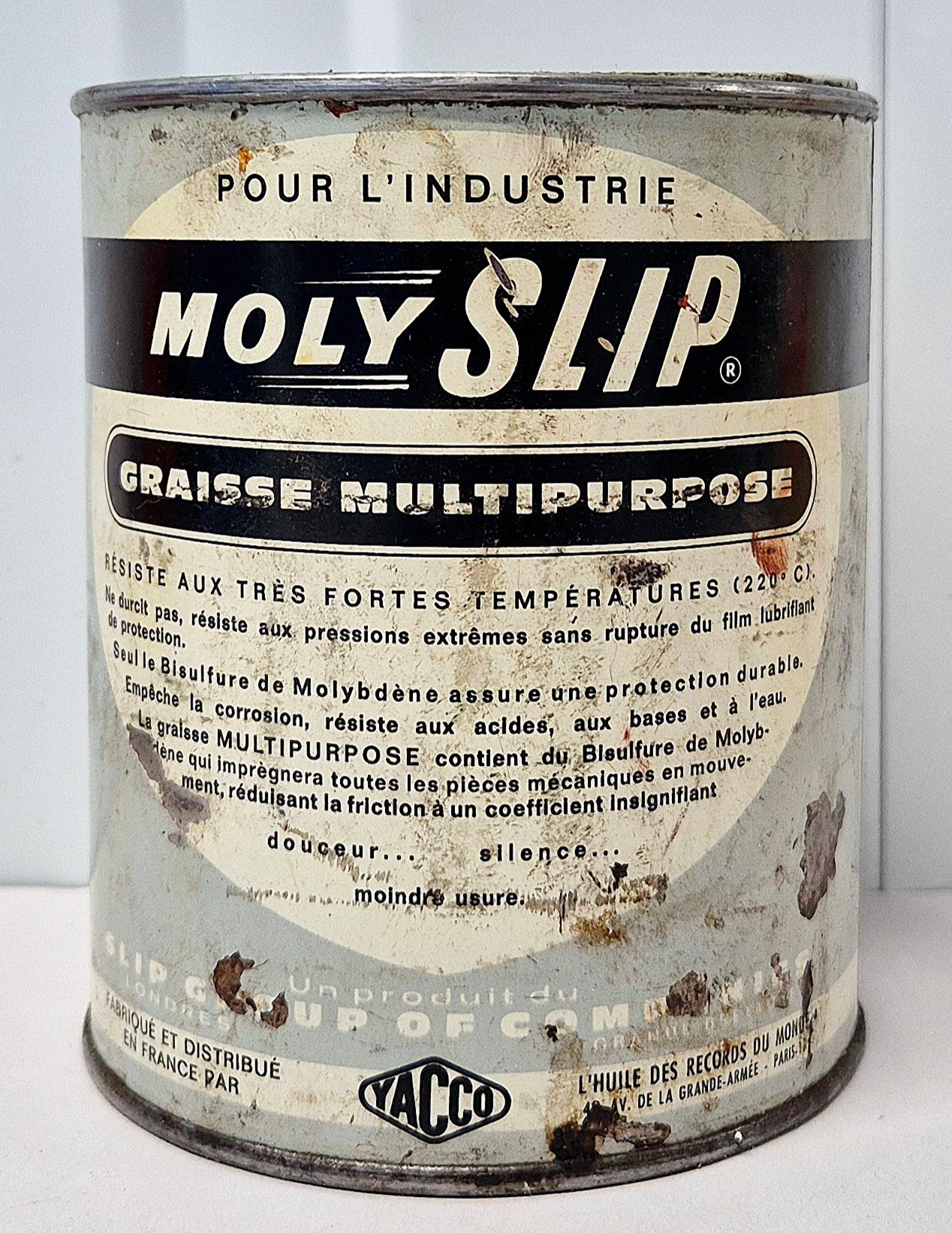 Pot de graisse YACCO MolySlip