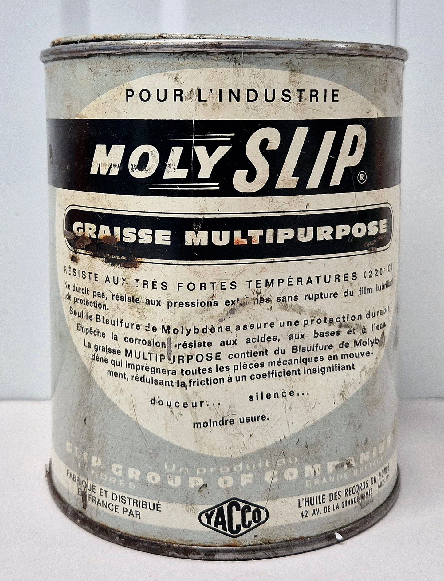 Pot de graisse YACCO MolySlip