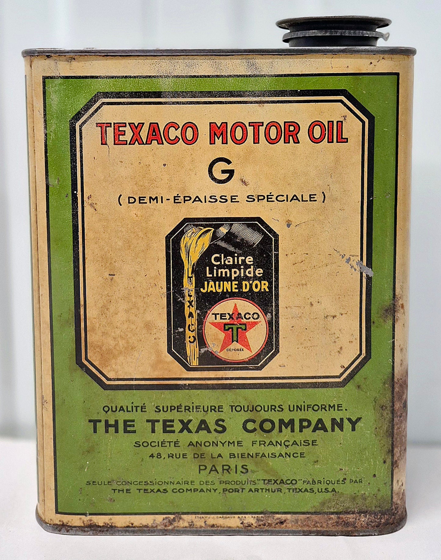 Bidon d'huile TEXACO