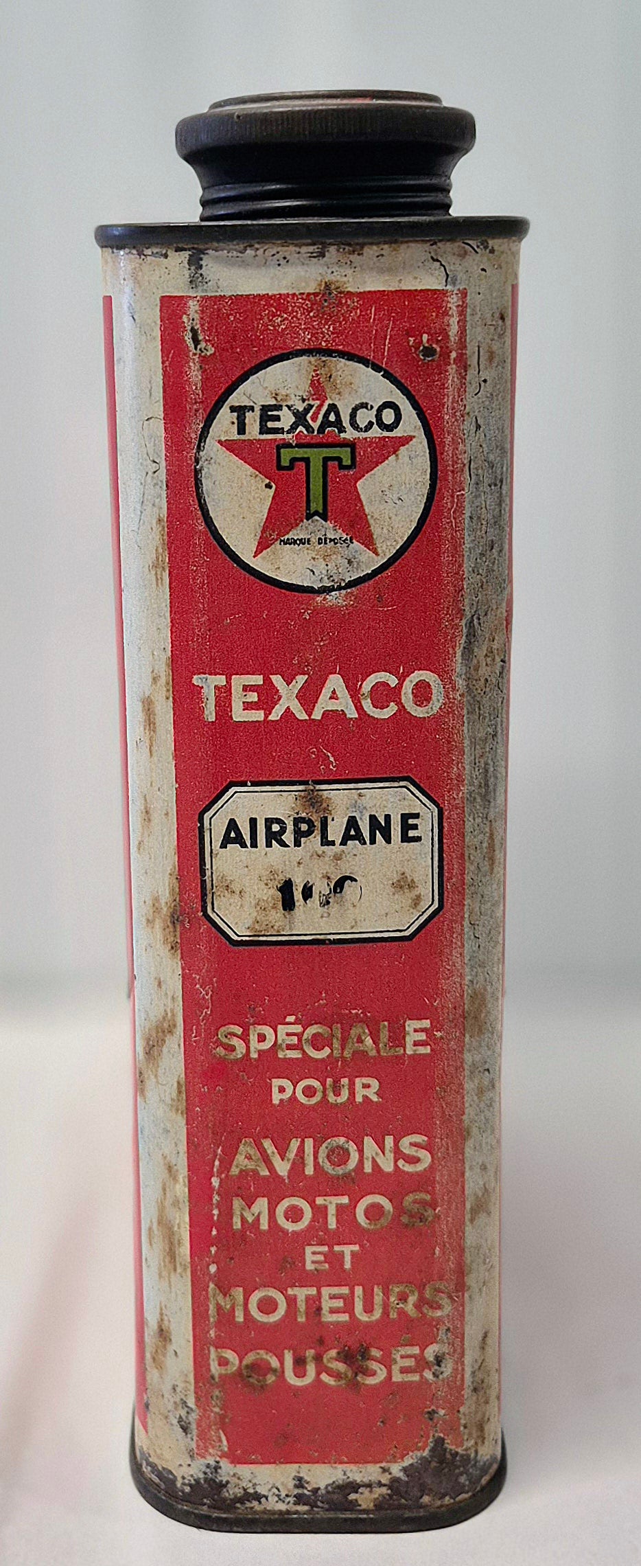 Bidon d'huile TEXACO "Airplane"
